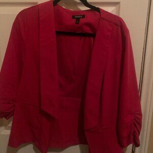 Torrid Red Blazer, Size 0 (size 12 / Large)